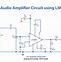 Image result for Circuit Basics LM386 Audio Amplifier