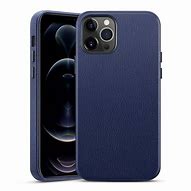 Image result for Blue iPhone 12 Pro Leather Case