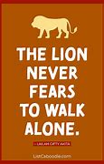 Image result for Friday Lion Quote