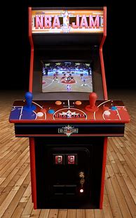Image result for NBA Jam On Fire Edition Arcade Cabinet