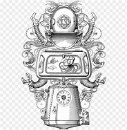 Image result for Black and White Steampunk Simple Outline
