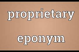 Image result for Proprietary Definition