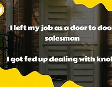 Image result for Door to Door Salesman Funny