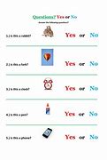 Image result for Yes or No Question Words