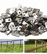 Image result for Stainless Steel Fence Wire Clips