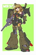 Image result for Anime Girl with Robot