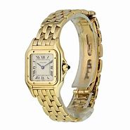 Image result for Cartier Watch Women Gold