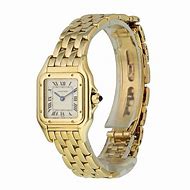 Image result for Cartier 18k Gold Watch