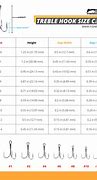 Image result for Treble Hook Size Chart Printable