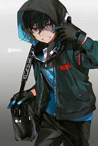 Image result for Green Anime Male Windbreaker