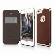 Image result for Leather iPhone Flip Case
