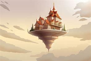 Image result for Floating Castle Concept Art