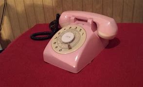 Image result for Pink Old Landline Phone