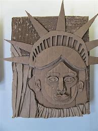 Image result for Cardboard Portrait Sculpture