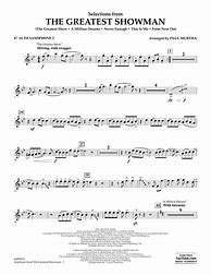 Image result for Bands Sheet Music for Greatest Showman