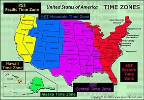 Image result for Central Time Zone States List