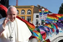 Image result for Did Pope Wear LGBTQ Flag
