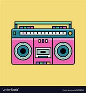 Image result for 80s Boombox Sketch