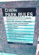 Image result for Park Rule Board
