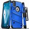 Image result for Zizo Bolt Case Tan and Green On Blue Phone