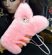 Image result for Pink Fluffy Catphone Case