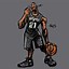 Image result for NBA Player Art