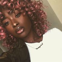 Image result for Black Girls with Rose Gold Hair