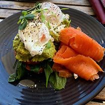 Image result for Smashed Avocado On Toast with Tomatos and Fetta