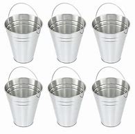 Image result for Small Metal Buckets with Handle