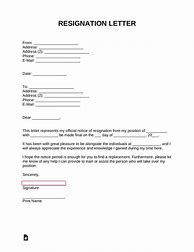 Image result for Resignation Letter Copies