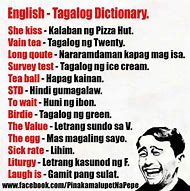 Image result for Funny Tagalog Words