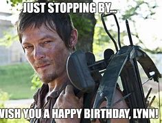 Image result for Happy Birthday Walking Dead Funny