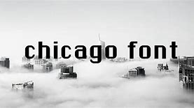 Image result for Chicago Font