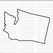 Image result for Washington State Map Clip Art