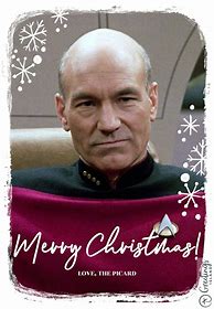 Image result for Captain Picard Christmas Card