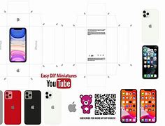 Image result for Miniature iPhone for Dolls Printables