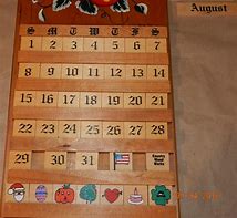 Image result for Wooden Wall Calendars with Tiles