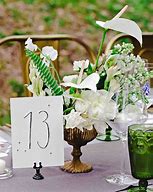 Image result for Wedding Table Numbers