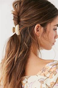 Image result for Hairstyles with Claw Clips