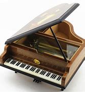 Image result for Wooden Piano Music Box