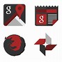Image result for Black Red Icons