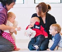 Image result for Happy Baby with Caregiver