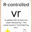 Image result for R Controlled Vowel Words