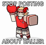 Image result for Baller Roblox Meme