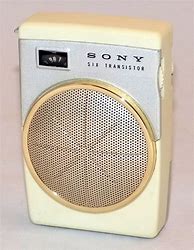 Image result for Old Sony Transistor Radio