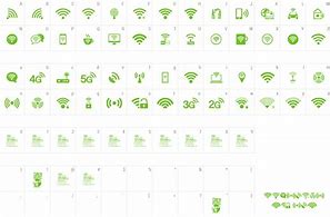 Image result for Wi-Fi Symbols in Windows Character Font