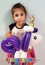Image result for Number 6 Unicorn Balloon Column