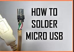 Image result for Soldering a USB to a Data Cable