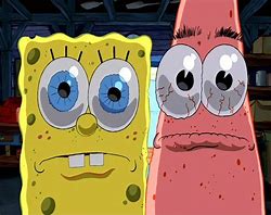 Image result for Spongebob and Patrick Staring Meme