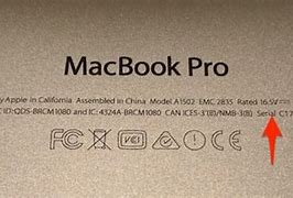 Image result for MacBook Pro Serial Number